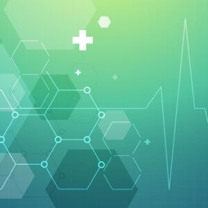 healthcare-technology-concept-modern-abstract-background-with-medical-symbol-hexagon-pattern_236657-1688